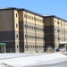 January 2025 barracks construction operations for South Barracks Project at Fort McCoy