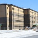 January 2025 barracks construction operations for South Barracks Project at Fort McCoy