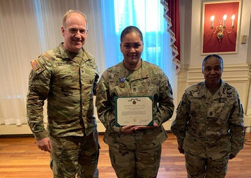 Six Soldiers awarded during Community Leaders Information Forum