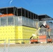 January 2025 barracks construction operations for East Barracks Project at Fort McCoy