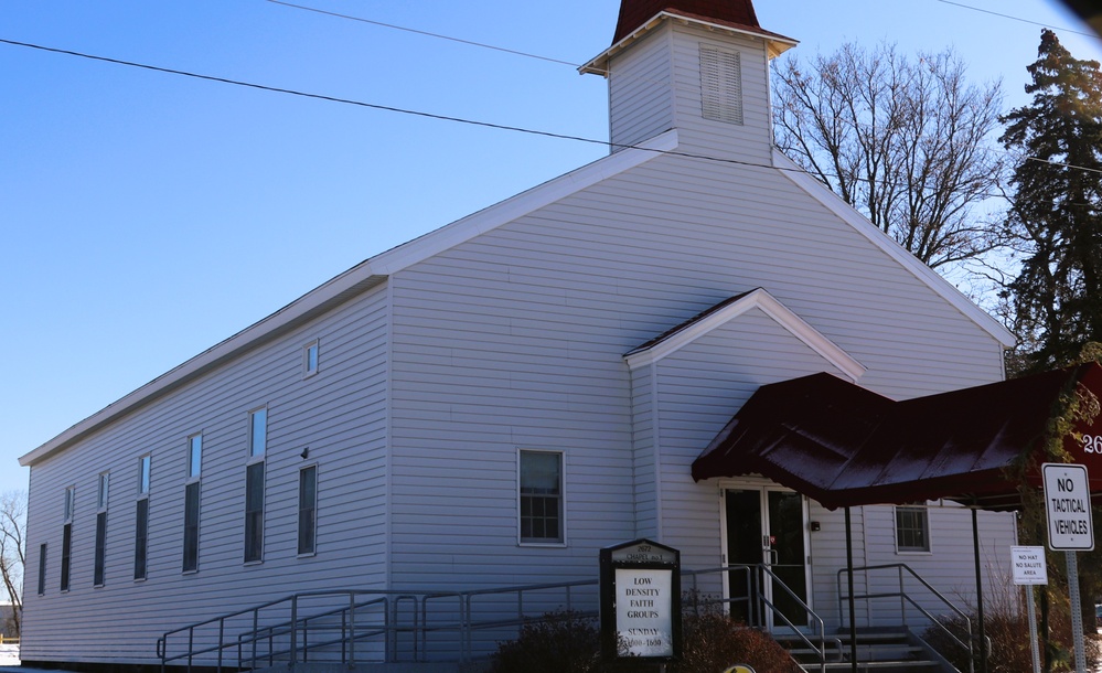 Chapel buildings at Fort McCoy