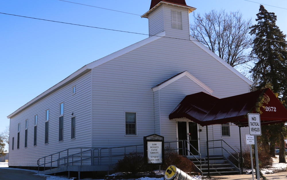 Chapel buildings at Fort McCoy