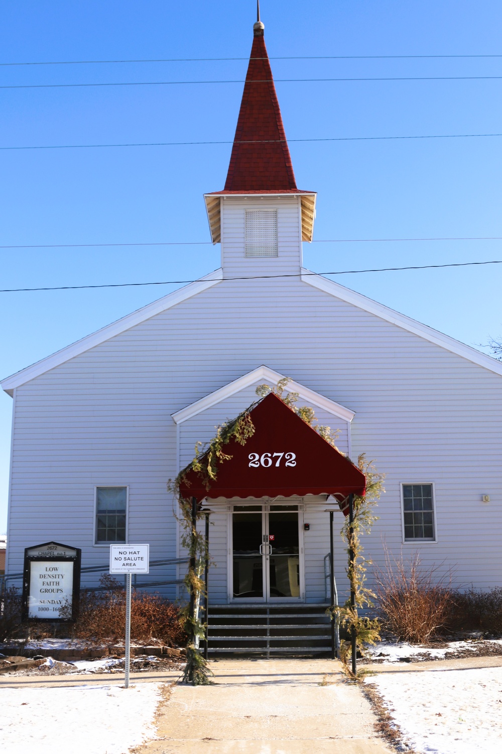 Chapel buildings at Fort McCoy