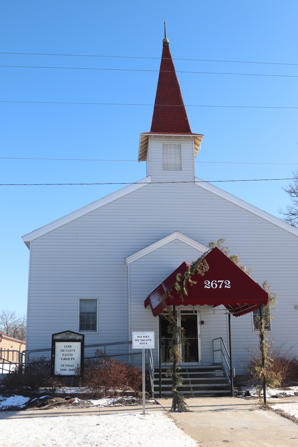 Chapel buildings at Fort McCoy