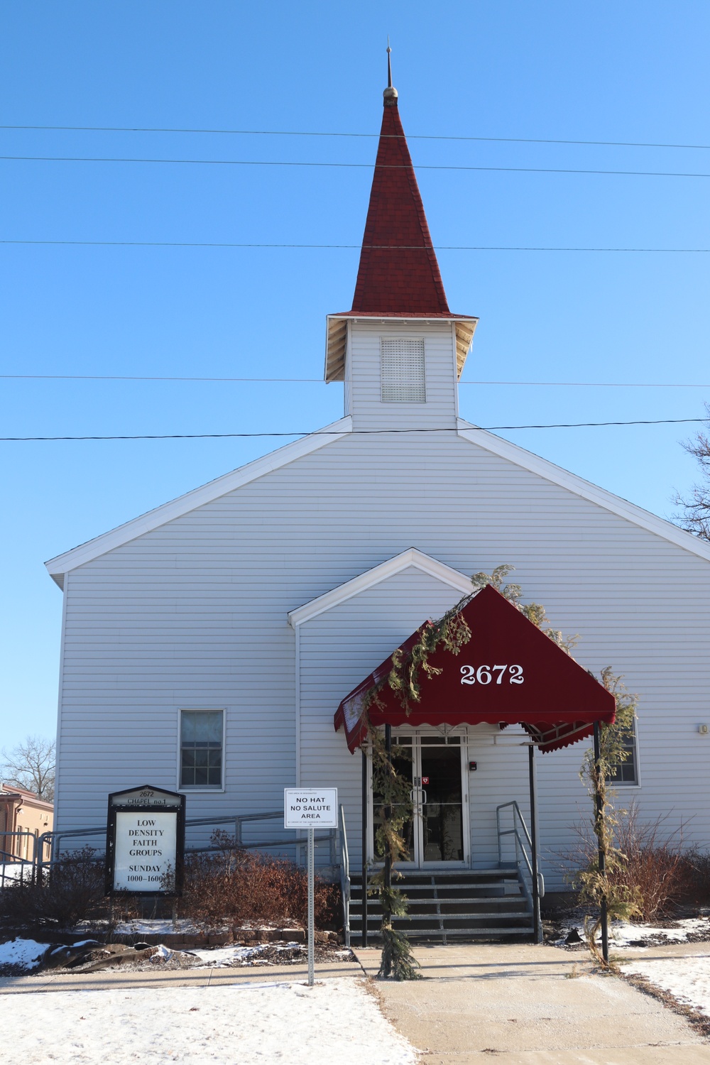 Chapel buildings at Fort McCoy