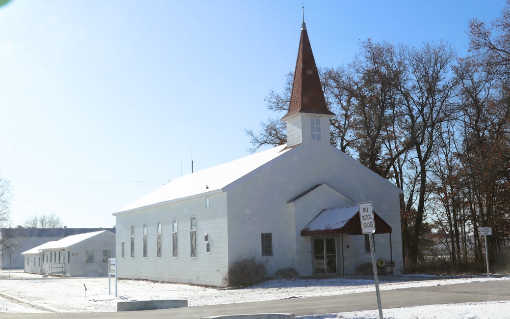 Chapel buildings at Fort McCoy