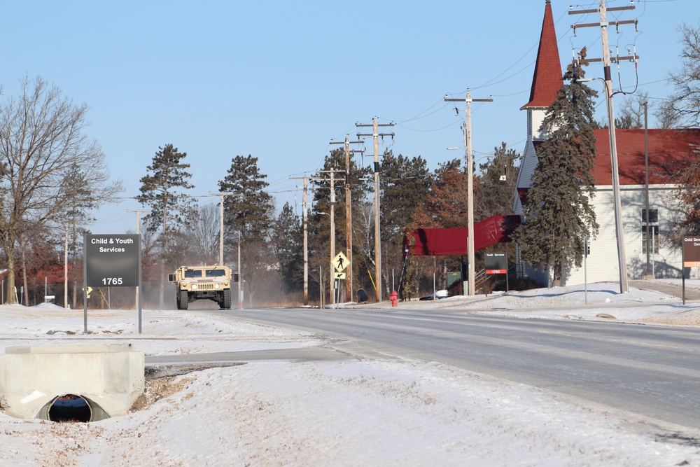 January 2025 training operations at Fort McCoy