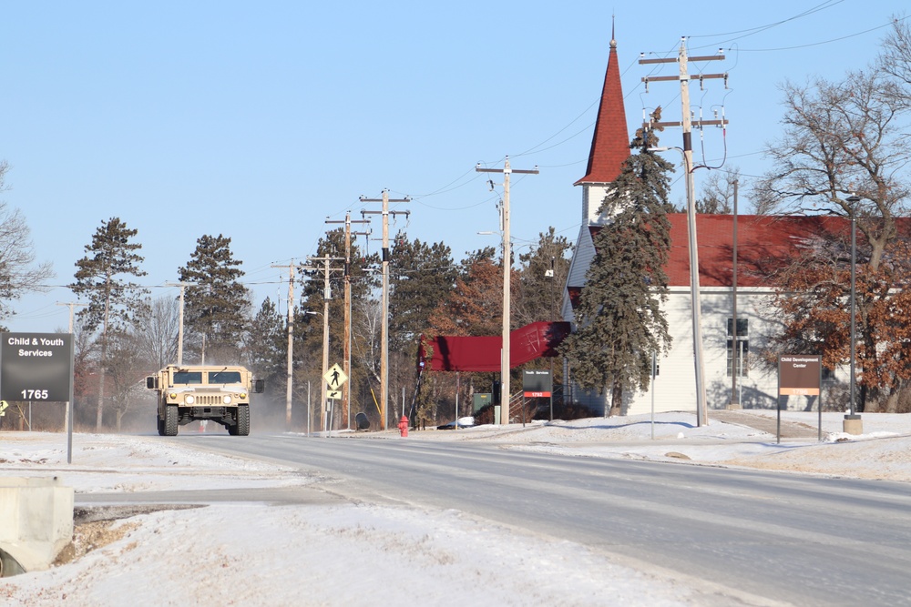 January 2025 training operations at Fort McCoy