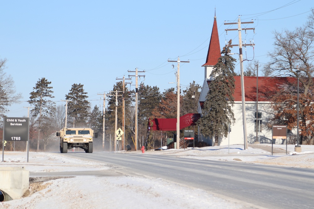 January 2025 training operations at Fort McCoy