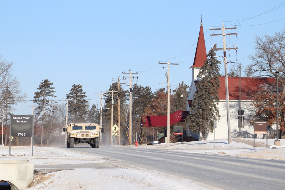 January 2025 training operations at Fort McCoy