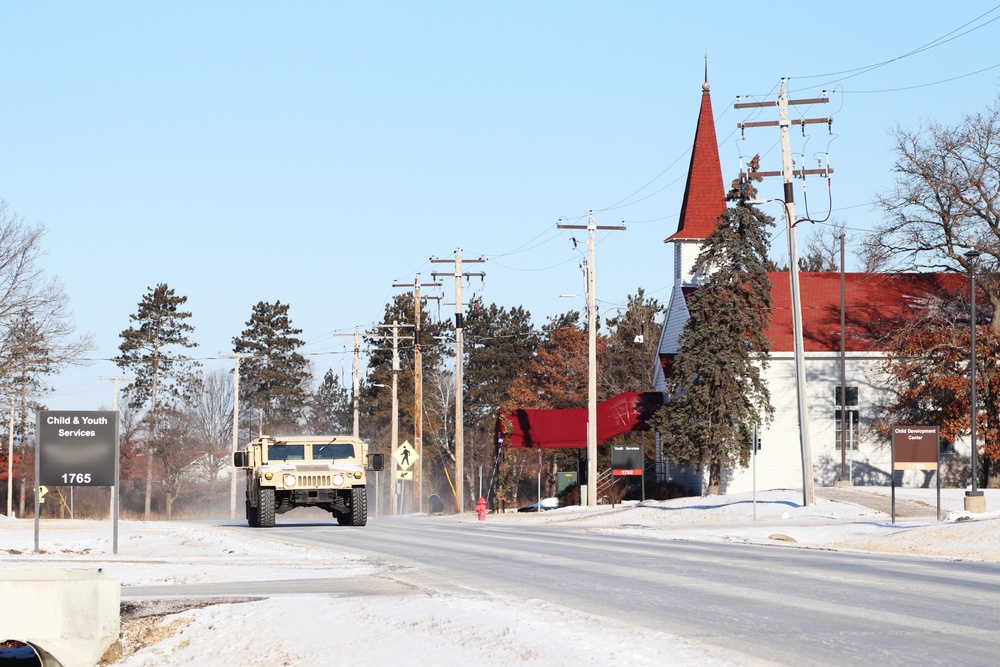 January 2025 training operations at Fort McCoy