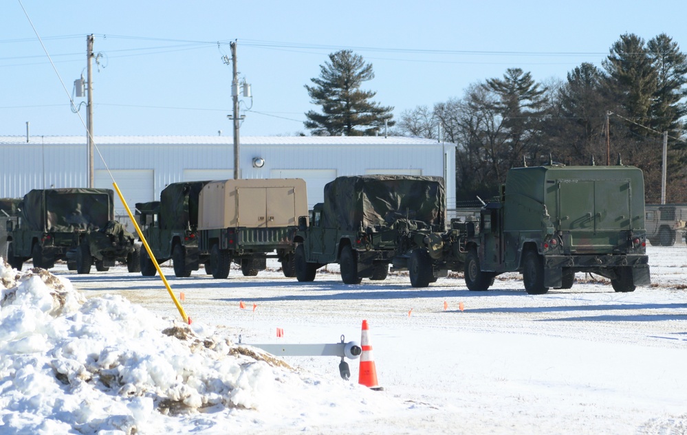 January 2025 training operations at Fort McCoy