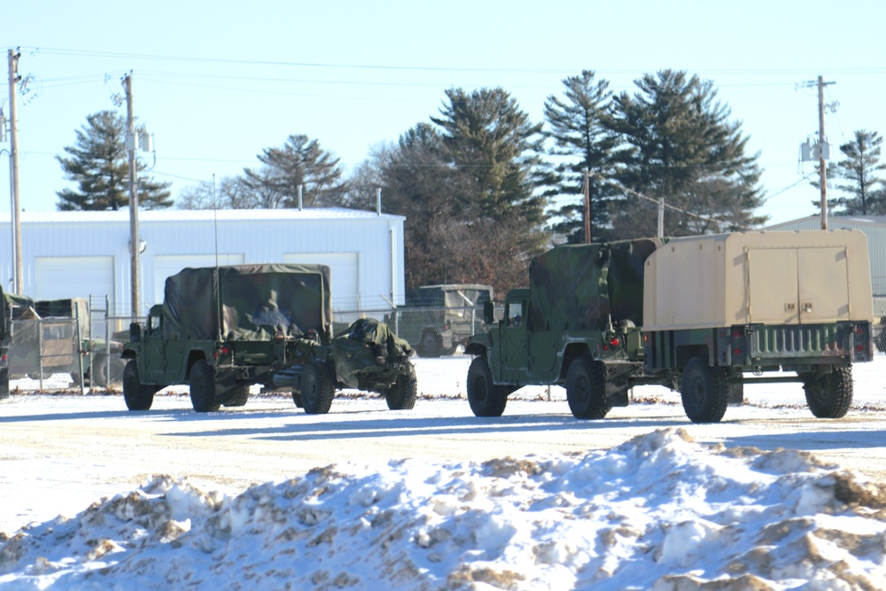 January 2025 training operations at Fort McCoy