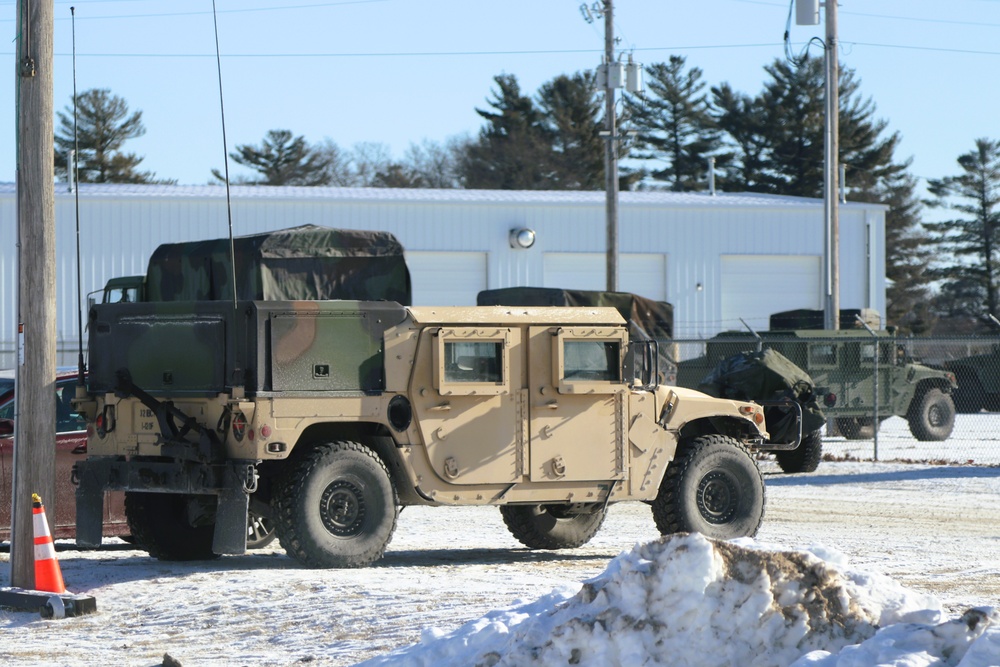 January 2025 training operations at Fort McCoy