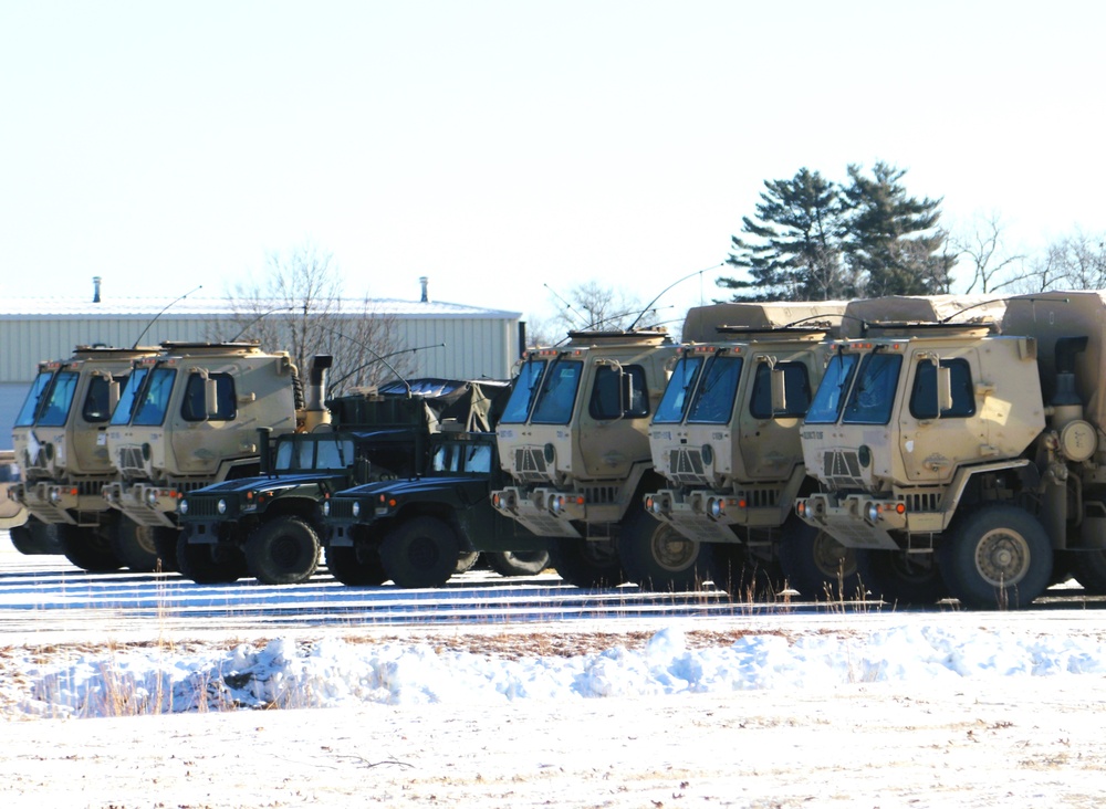 January 2025 training operations at Fort McCoy