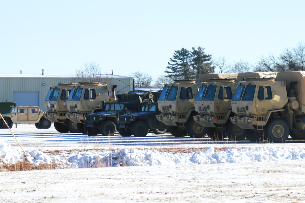 January 2025 training operations at Fort McCoy