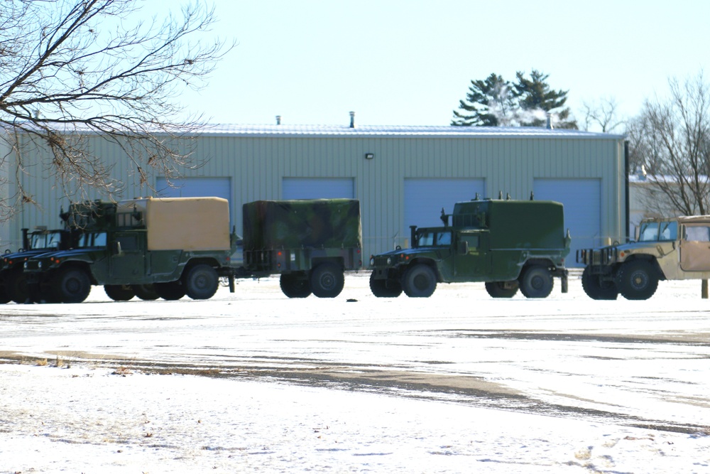 January 2025 training operations at Fort McCoy