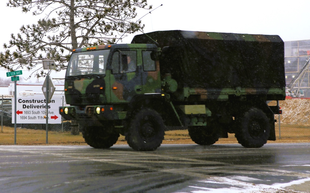 January 2025 training operations at Fort McCoy