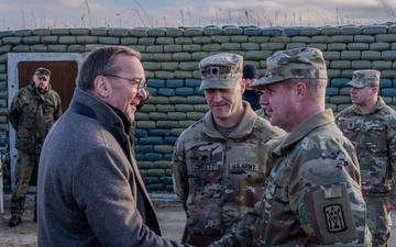 5-7 ADA hosts German Minister of Defense in Poland