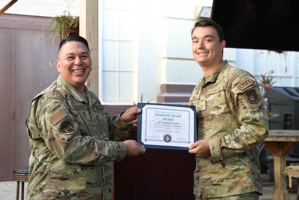 Hickam First Sergeants’ 4th Quarter Diamond Sharp Awards