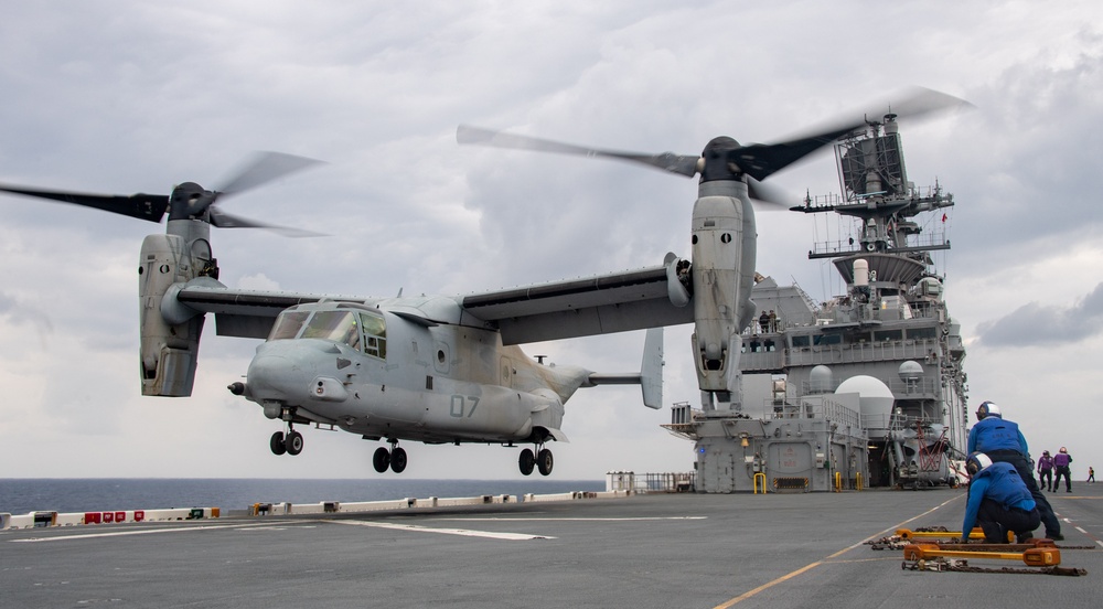 Flight Operations aboard USS America (LHA 6)