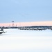 Flying units' aircraft after snowfall at the Air Dominance Center