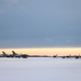 Flying units' aircraft after snowfall at the Air Dominance Center