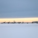 Flying units' aircraft after snowfall at the Air Dominance Center