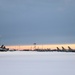 Flying units' aircraft after snowfall at the Air Dominance Center