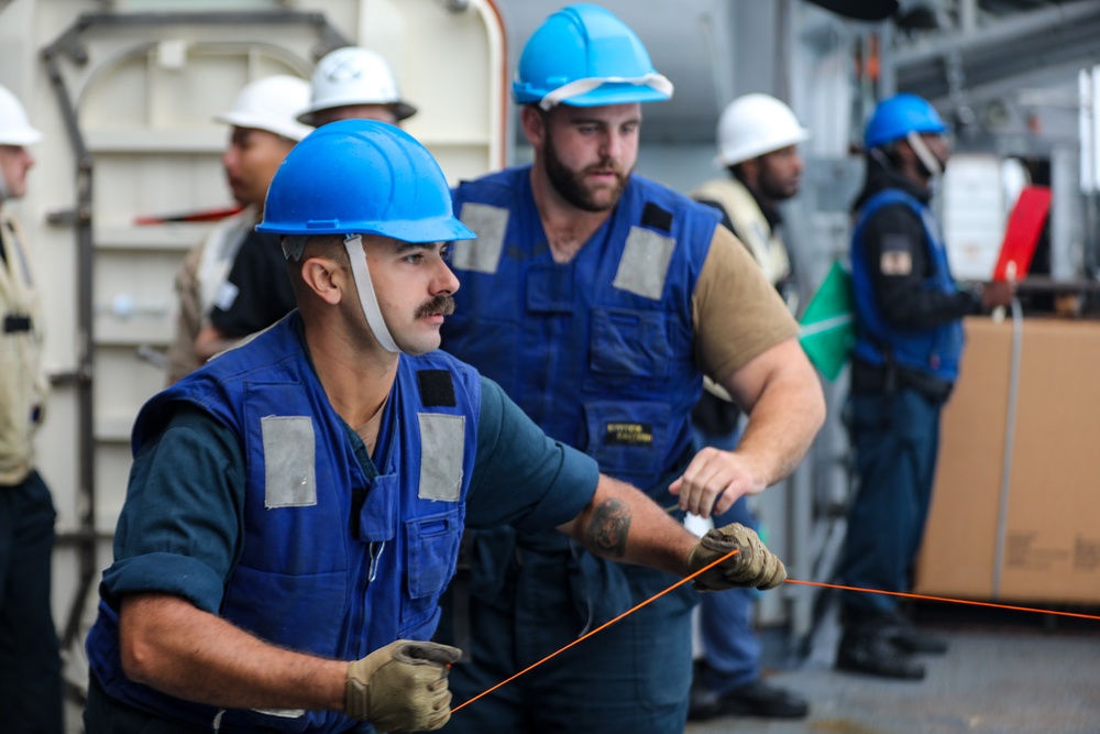 USS Princeton conducts routine operations as part of Carl Vinson Carrier Strike Group