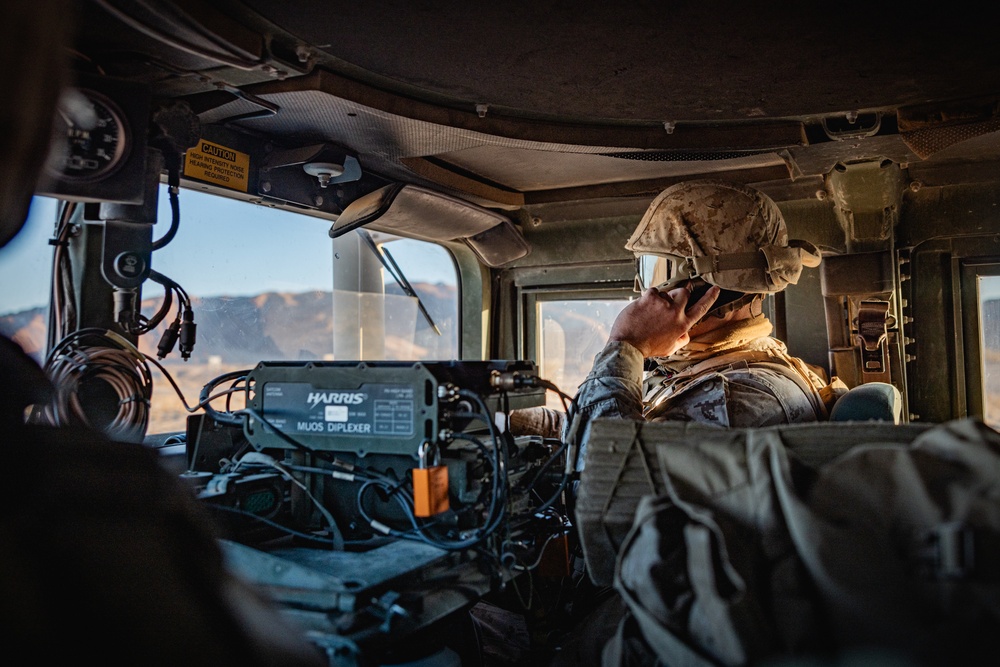Combat Logistics Battalion 7 Marines conduct Motorized Operations Training during SLTE 1-25