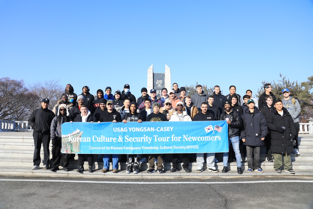 Camp Casey Community Relations host tour through the DMZ