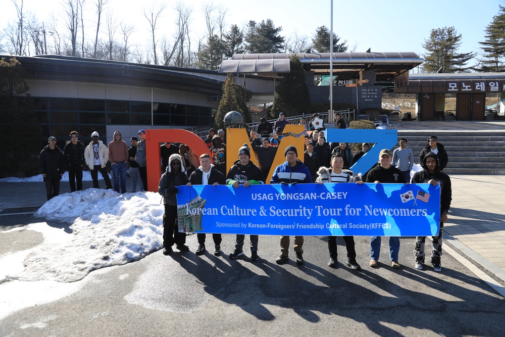 Camp Casey Community Relations host tour through the DMZ