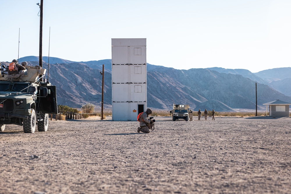 Combat Logistics Battalion 7 Marines conduct Motorized Operations Training during SLTE 1-25