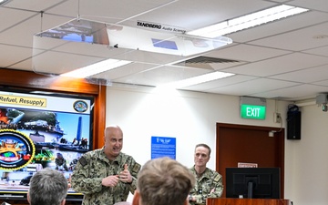 Chief of Staff, NAVELSG Visits COMLOG WESTPAC, January 23, 2025