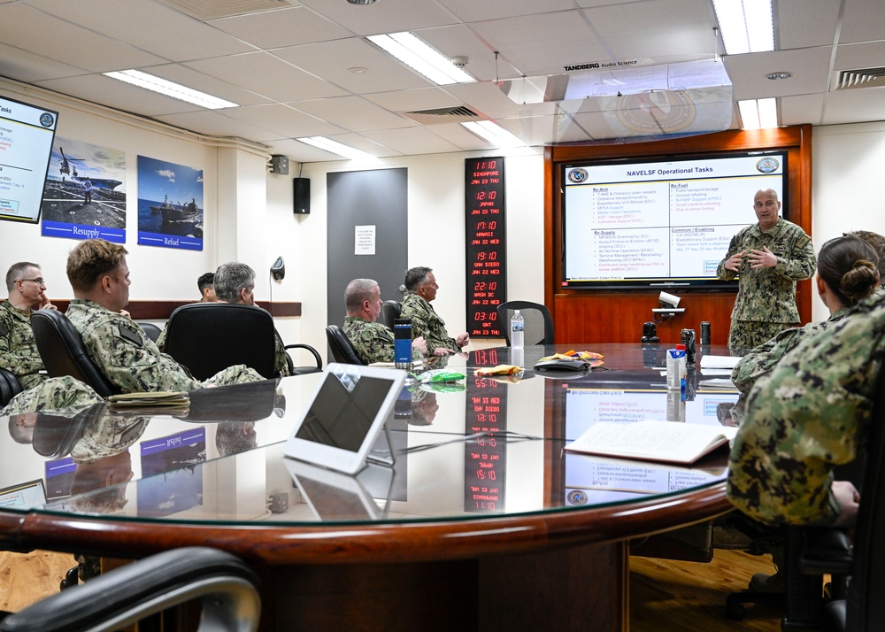 Chief of Staff, NAVELSG Visits COMLOG WESTPAC, January 23, 2025