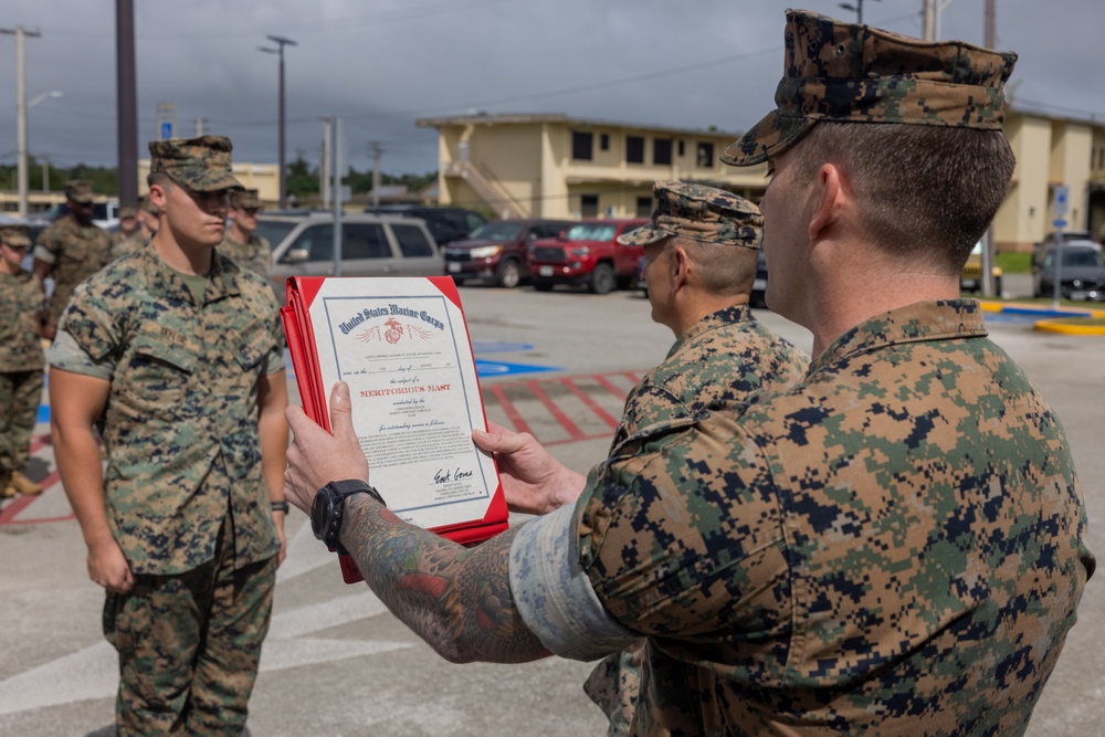 Camp Blaz awards NCO, Marine of the quarter