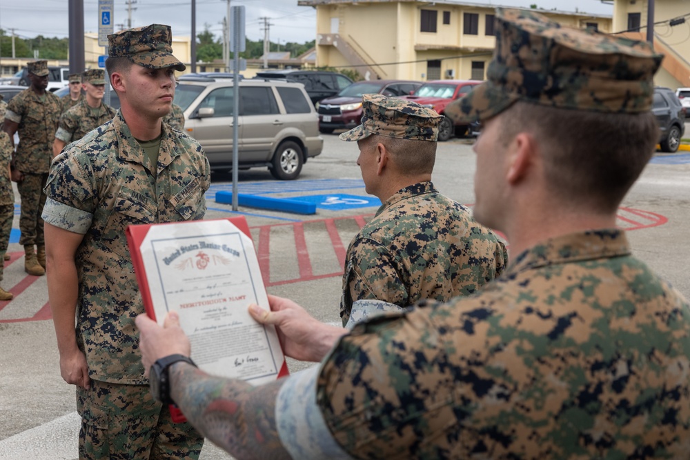 Camp Blaz awards NCO, Marine of the quarter