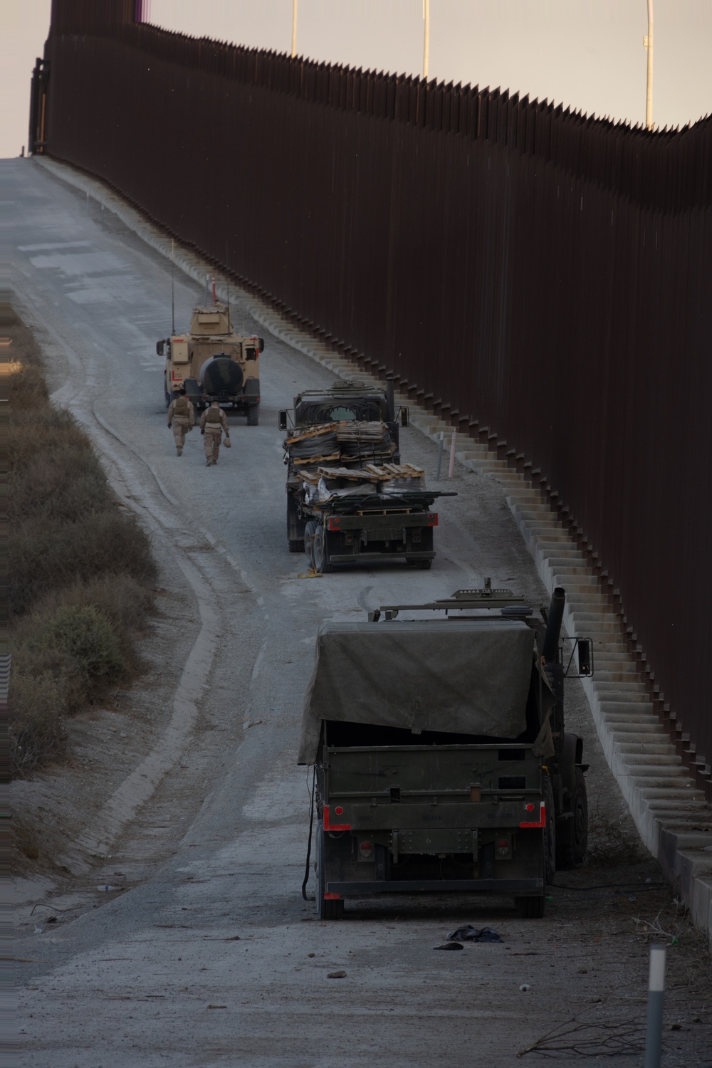 U.S. Marines assist CBP with border security mission