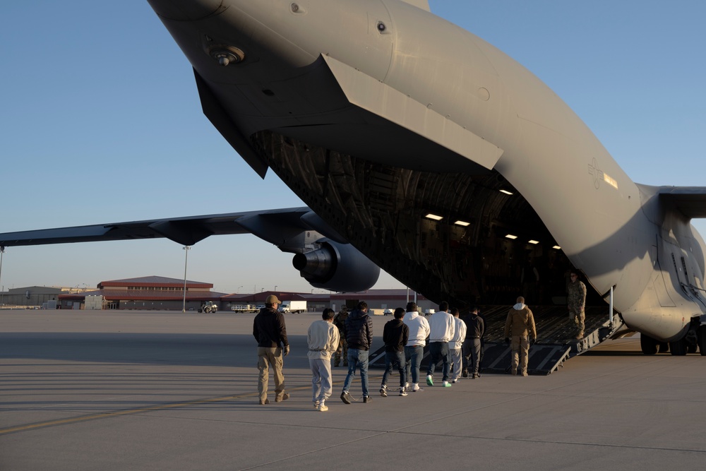 DHS, DoD complete first removal flight