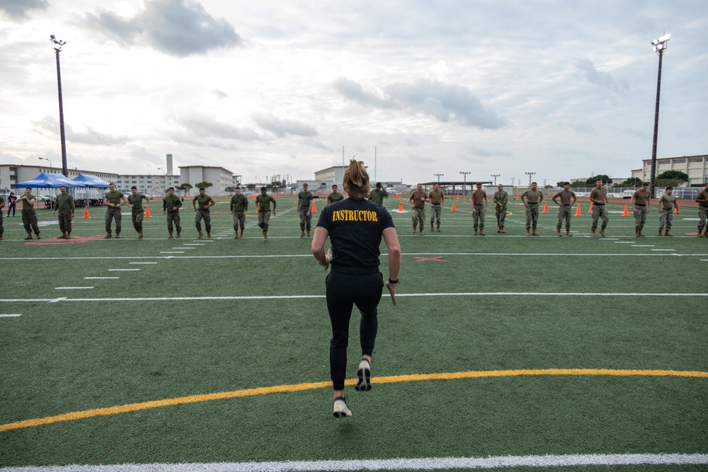 MCIPAC Marines and sailors compete against each other in the Pacific Iron Challenge