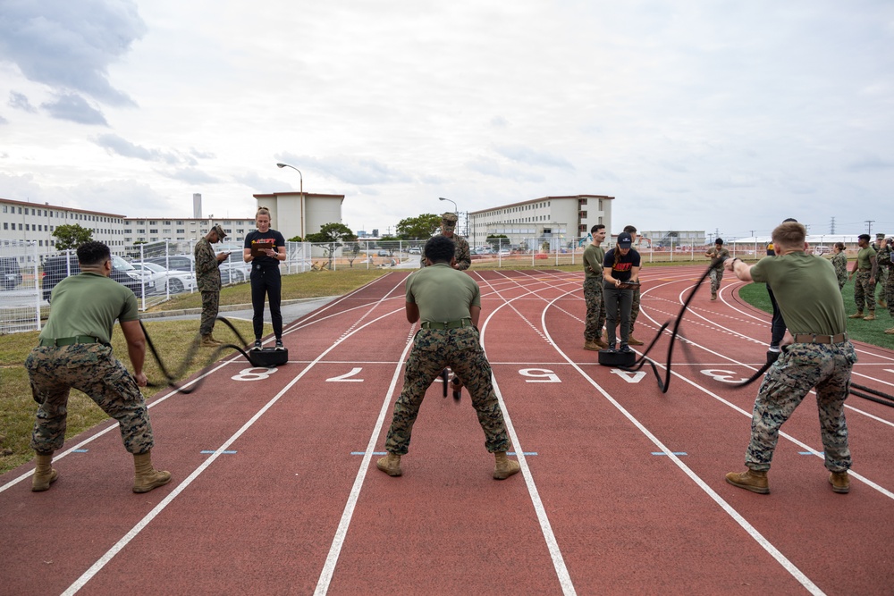 MCIPAC Marines and sailors compete against each other in the Pacific Iron Challenge