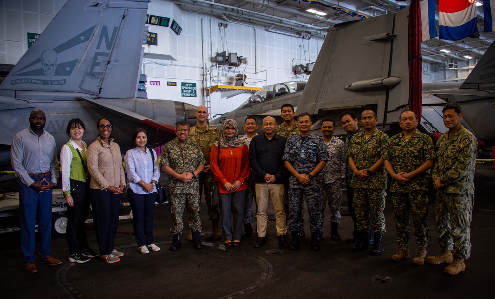 USS Carl Vinson (CVN 70) Hosts Distinguished Visitors from Malaysia