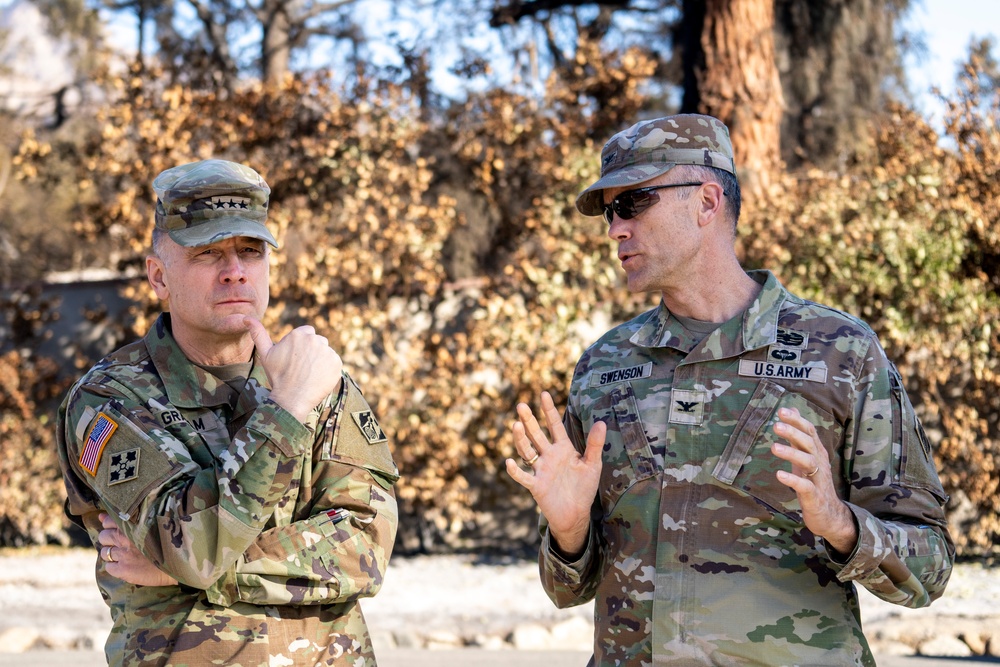 USACE commanding general visits Altadena