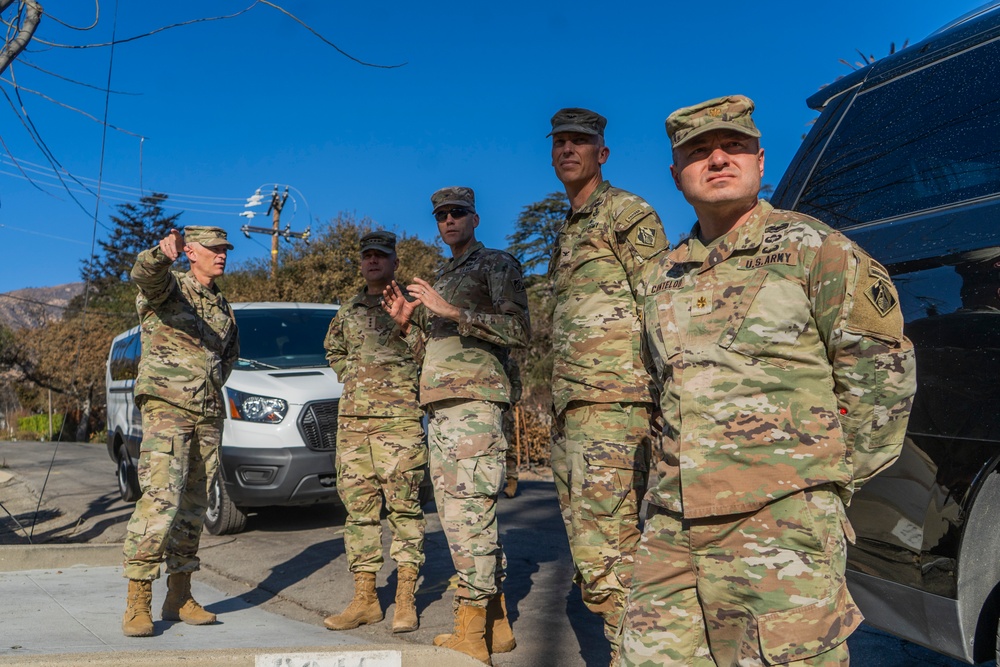 USACE commanding general visits Altadena