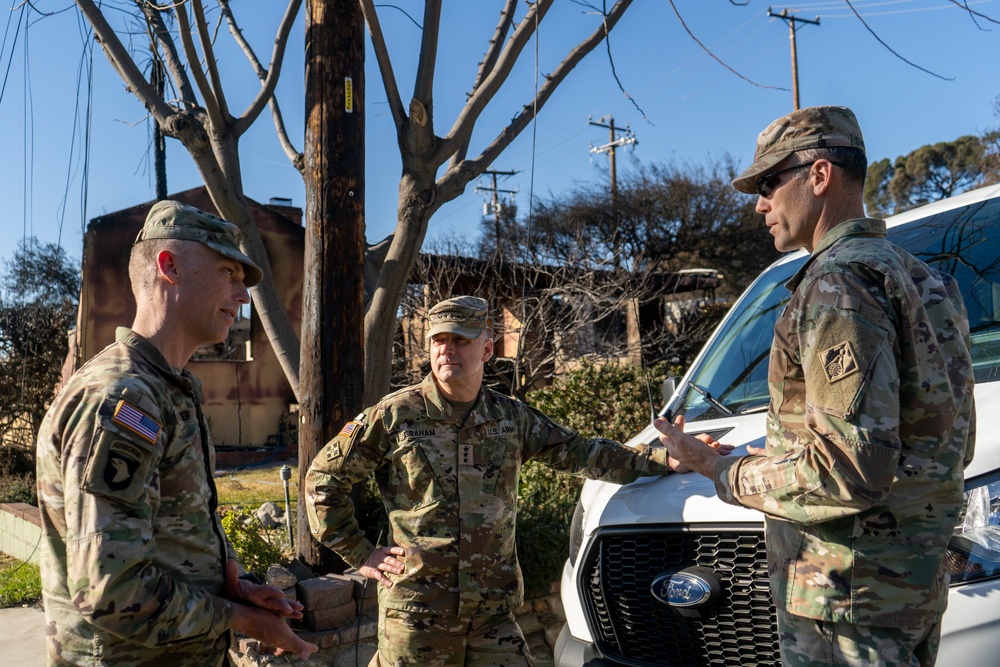 USACE commanding general visits Altadena