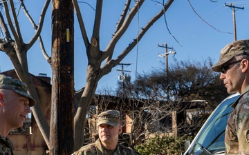 USACE commanding general visits Altadena