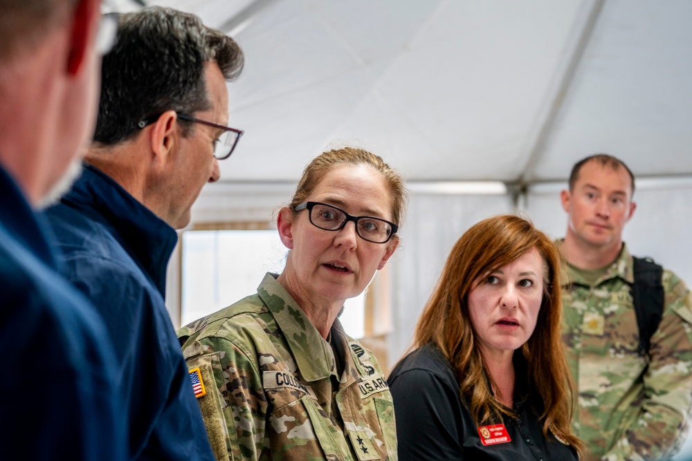 Deputy commanding general meets with LA County, discusses wildfires