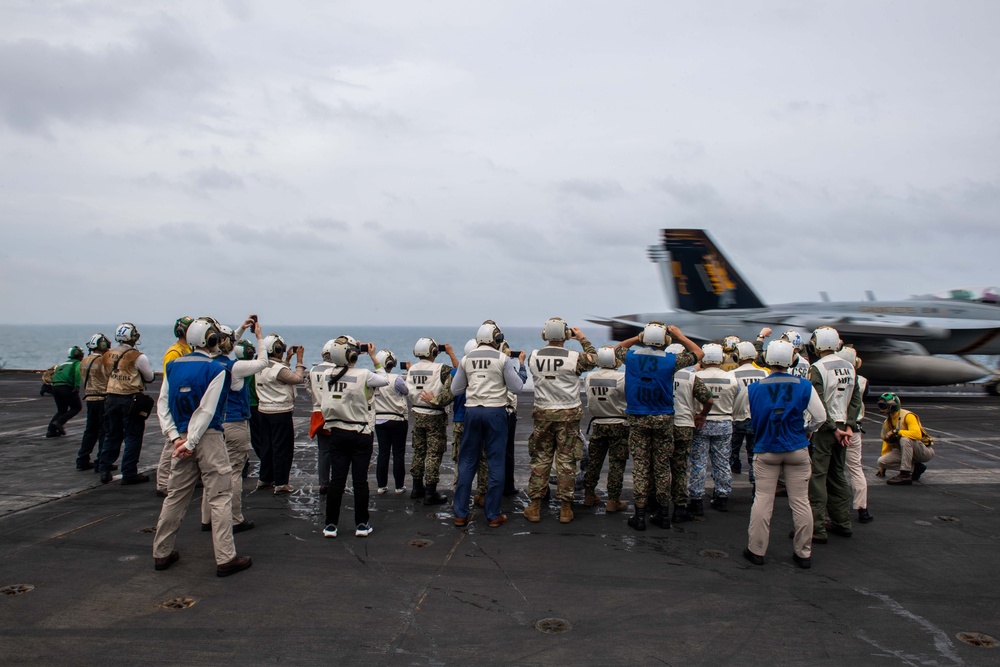 USS Carl Vinson (CVN 70) Hosts Distinguished Visitors from Malaysia