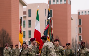 Command Sgt. Maj. Joshua Peterson Assumes Leadership of 173rd Airborne Brigade